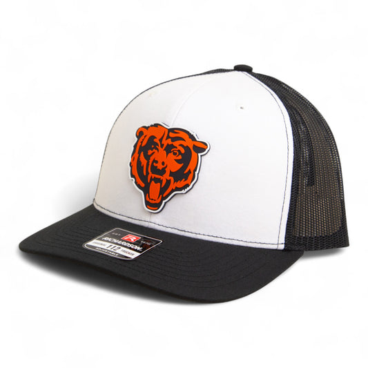 Chicago Bears 3D Snapback Trucker Hat- White/ Black
