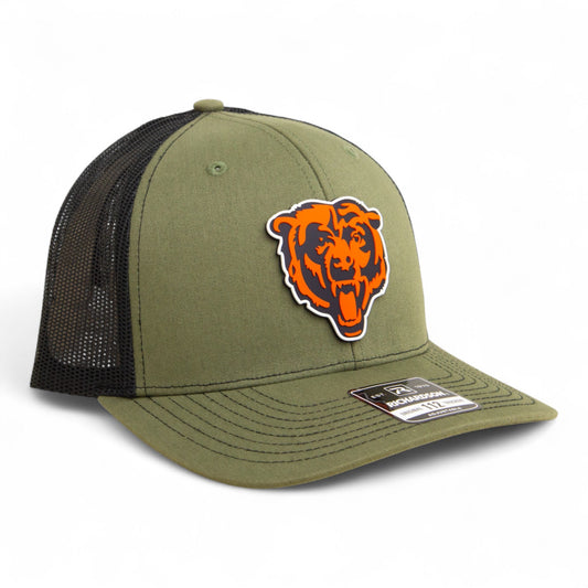 Chicago Bears 3D Snapback Trucker Hat- Loden/ Black