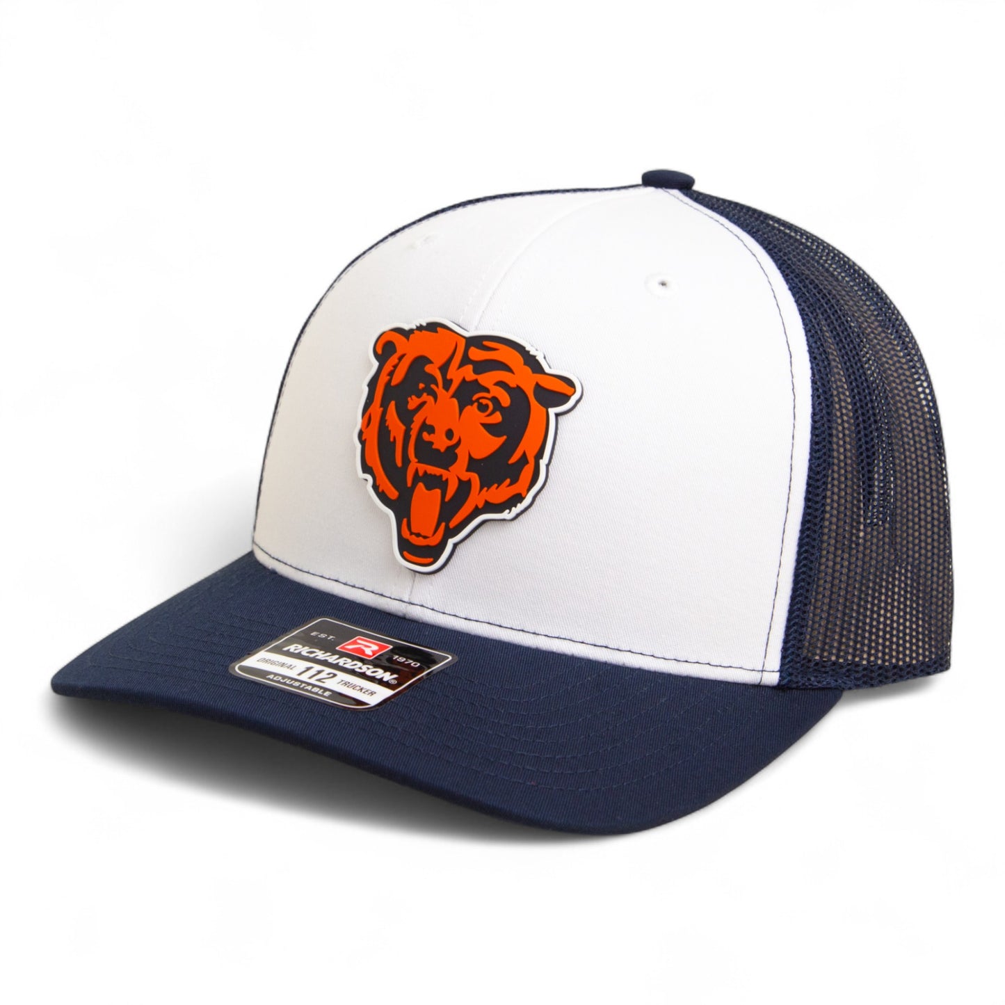 Chicago Bears 3D Snapback Trucker Hat- White/ Navy