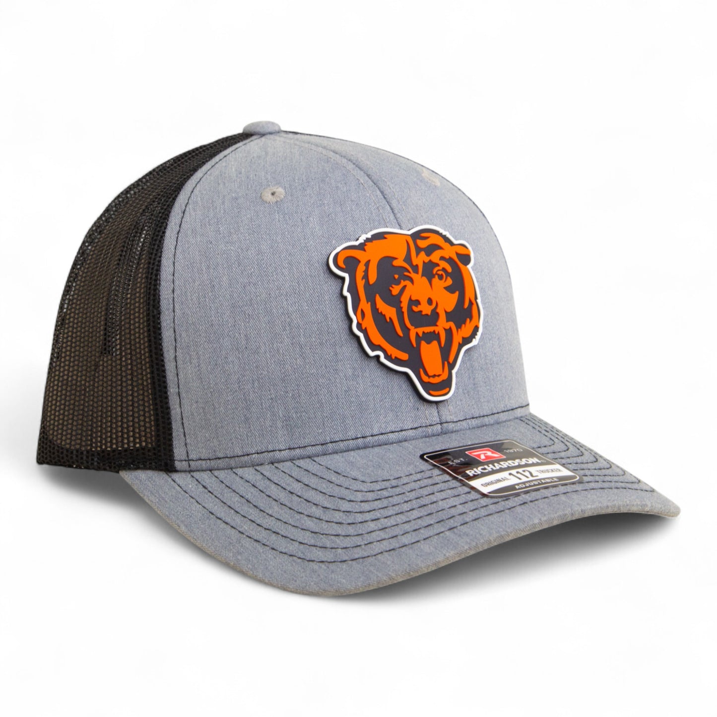 Chicago Bears 3D Snapback Trucker Hat- Heather Grey/ Black