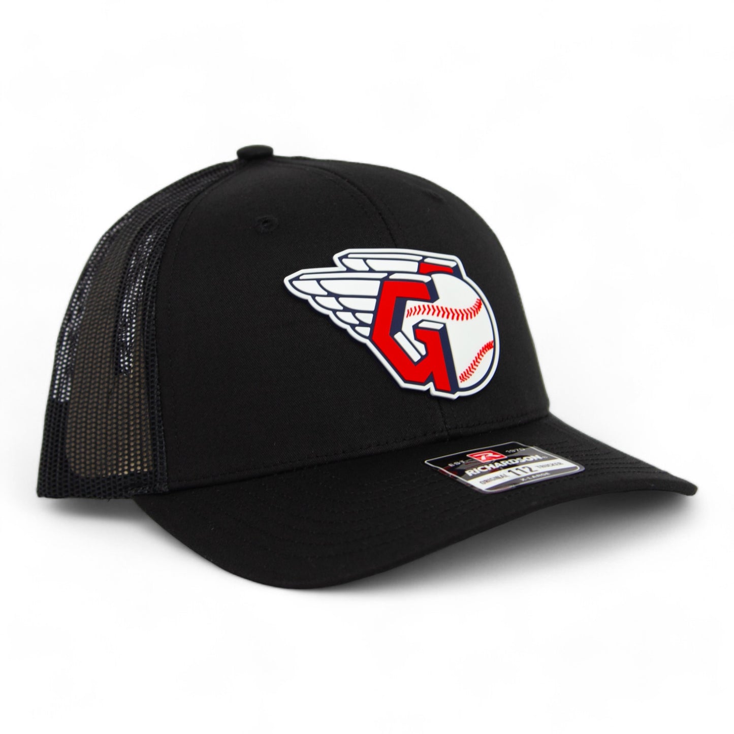 Cleveland Guardians 3D Snapback Trucker Hat- Black
