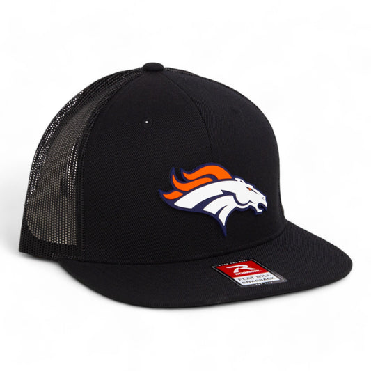 Denver Broncos 3D Wool Blend Flat Bill Hat- Black