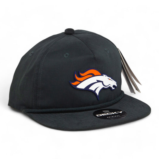 Denver Broncos 3D Classic Rope Hat- Charcoal