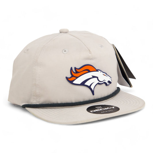 Denver Broncos 3D Classic Rope Hat- Grey/ Charcoal