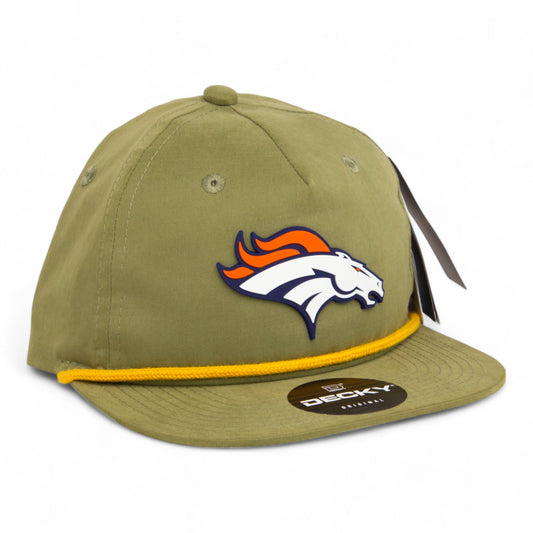 Denver Broncos 3D Classic Rope Hat- Loden/ Amber