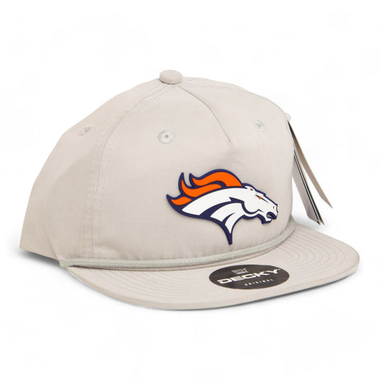 Denver Broncos 3D Classic Rope Hat- Grey