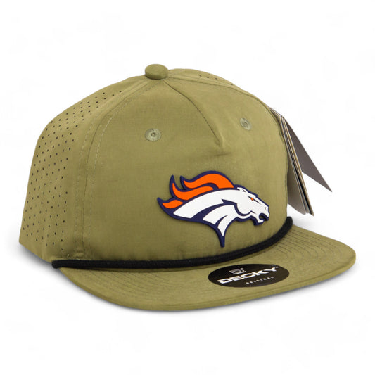 Denver Broncos 3D Perforated Rope Hat- Loden/ Black