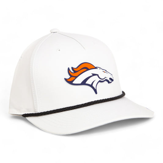 Denver Broncos 3D Snapback Trucker Rope Hat- Navy/ White