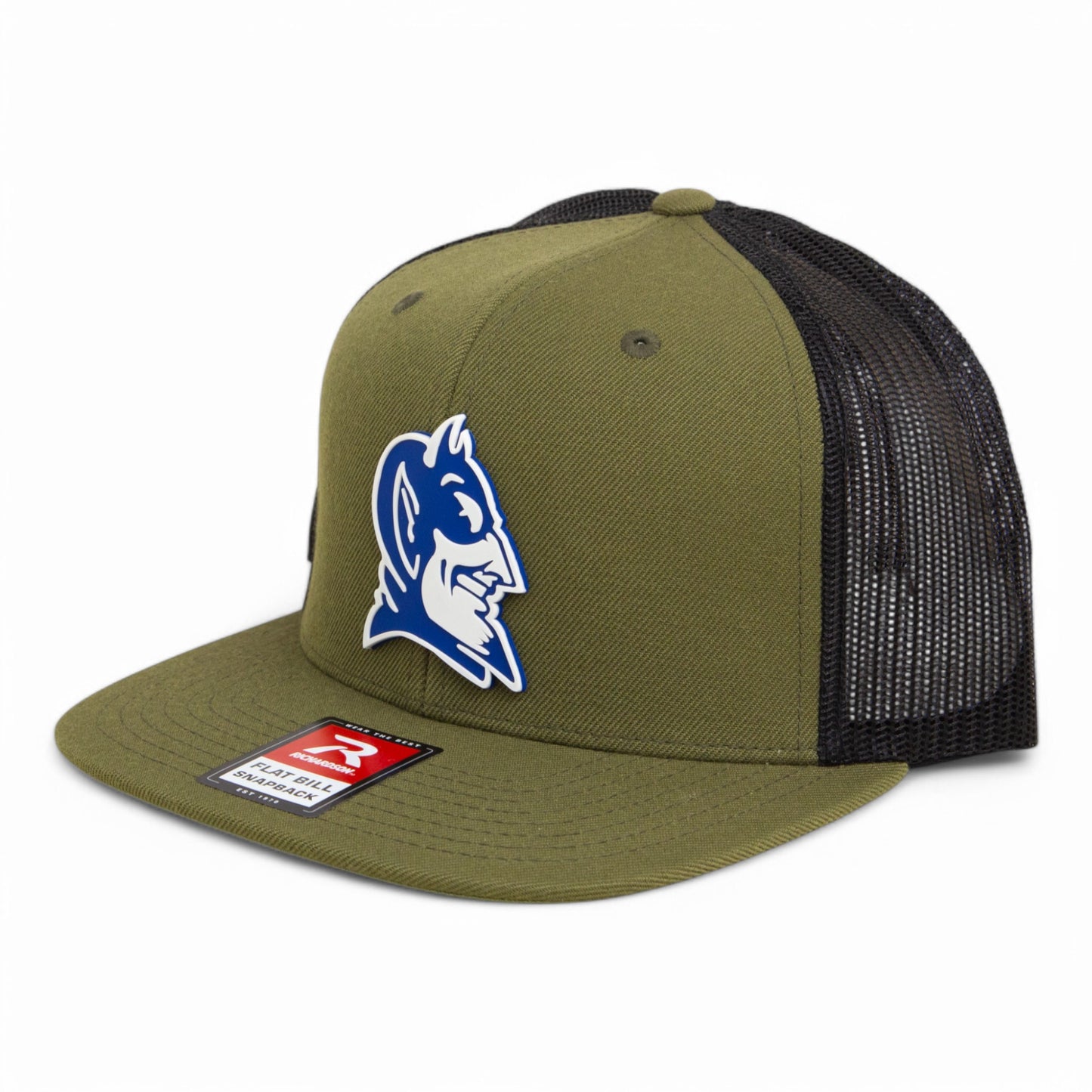 Duke Blue Devils 2025 Final Four 3D Wool Blend Flat Bill Hat- Loden/ Black