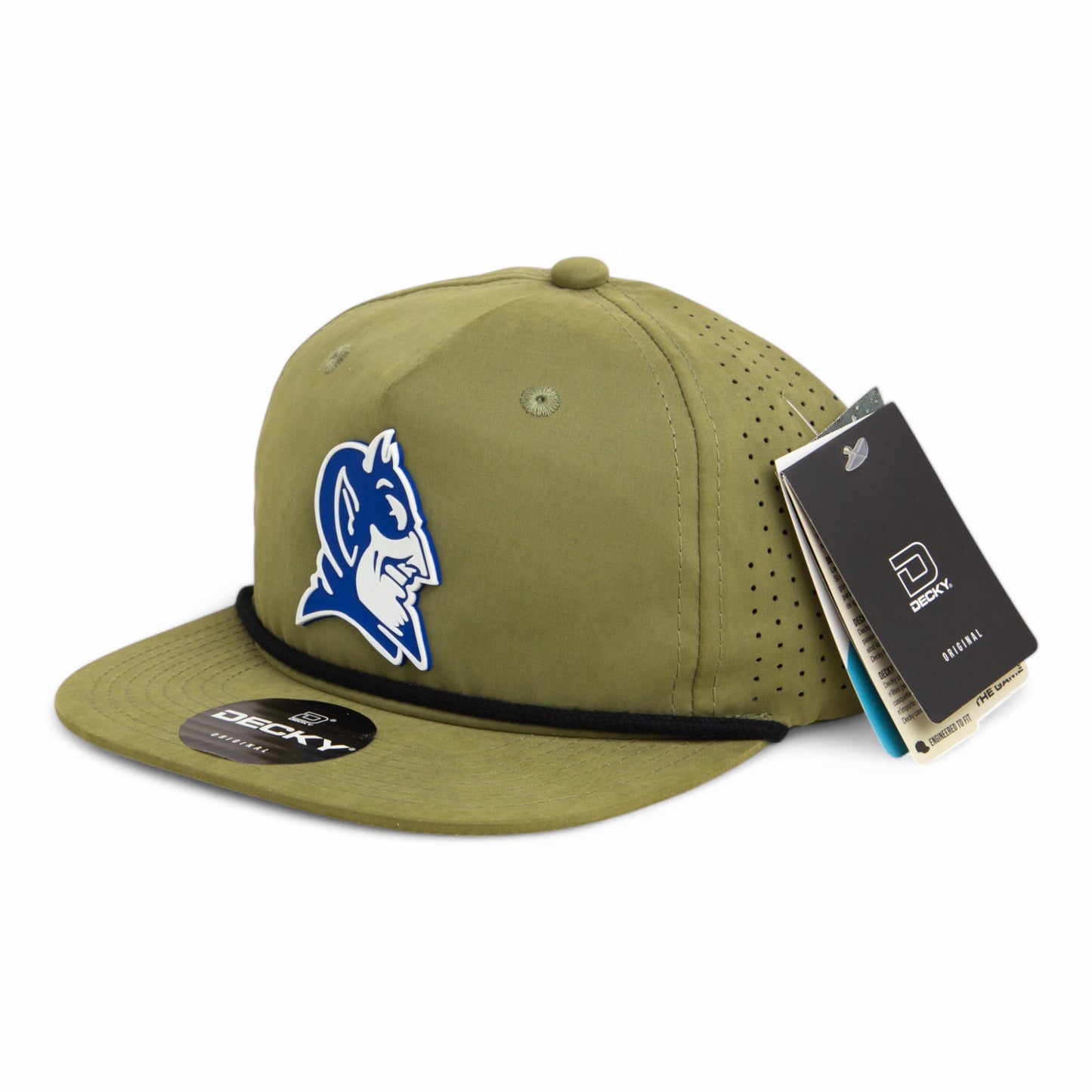 Duke Blue Devils 2025 Final Four 3D Perforated Rope Hat- Loden/ Black