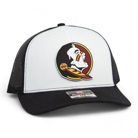 Florida State Seminoles 3D Snapback Trucker Hat- White/ Black