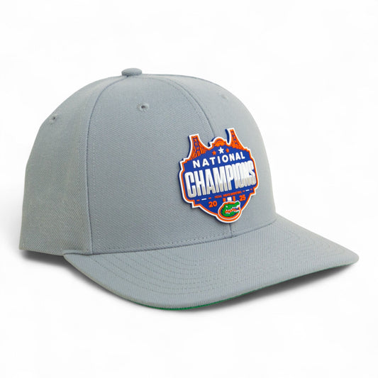 Florida Gators 2025 Final Four National Champions 3D Snapback Surge Trucker Hat- Grey