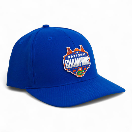 Florida Gators 2025 Basketball National Champions 3D Snapback Surge Trucker Hat- Royal