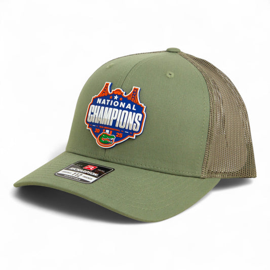 Florida Gators 2025 Final Four National Champions Snapback Trucker Hat- Loden