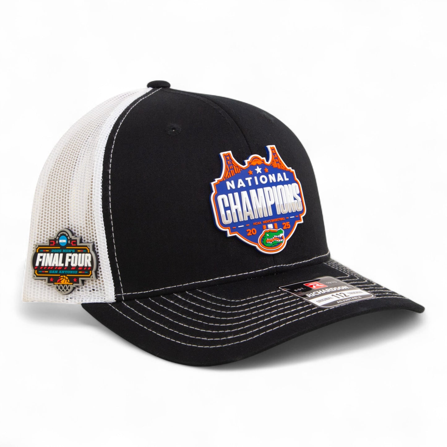 Florida Gators 2025 Final Four National Champions Snapback Trucker Hat- Black/ White