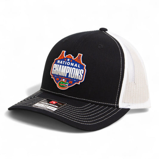Florida Gators 2025 Final Four National Champions Snapback Trucker Hat- Black/ White