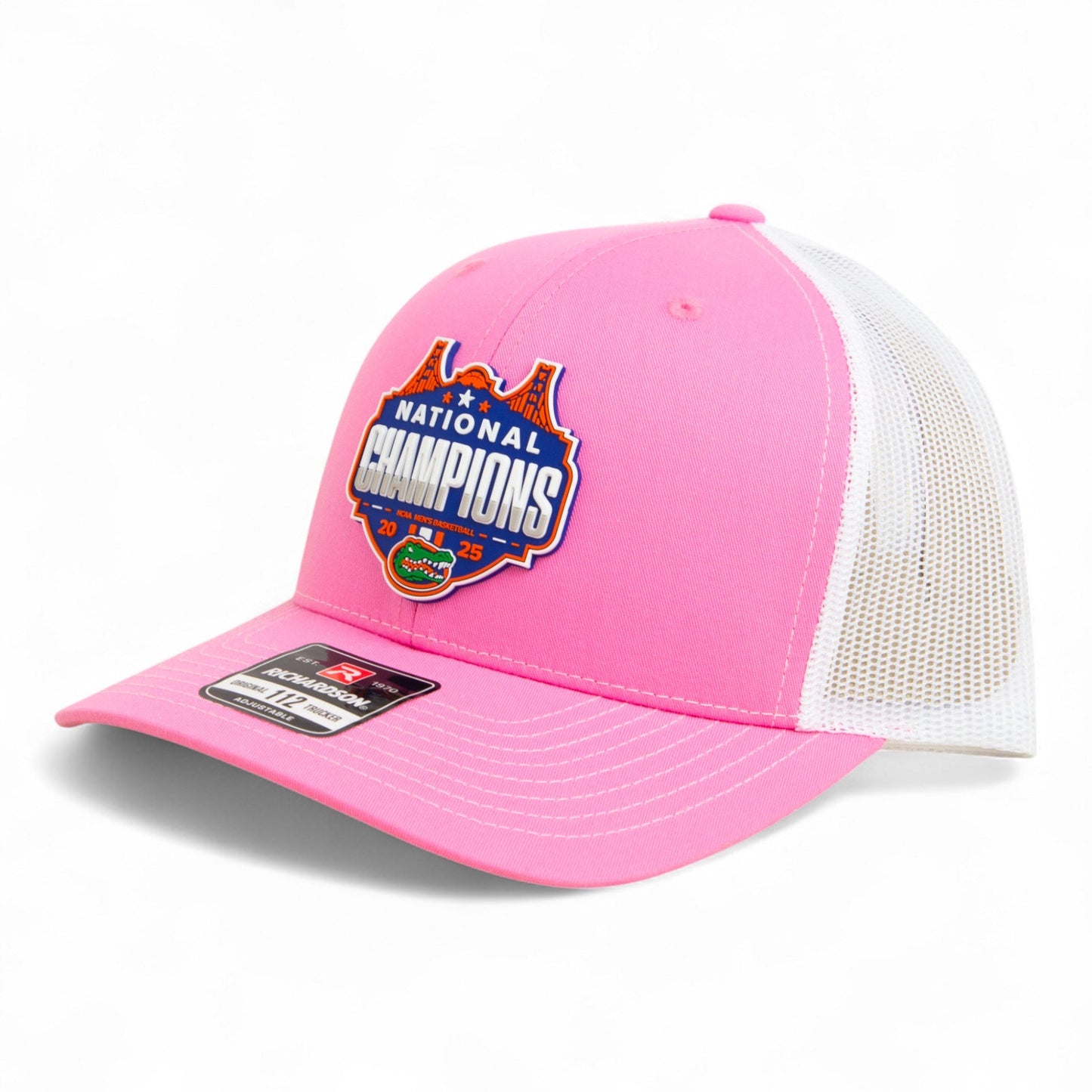 Florida Gators 2025 Final Four National Champions Snapback Trucker Hat- Pink/ White