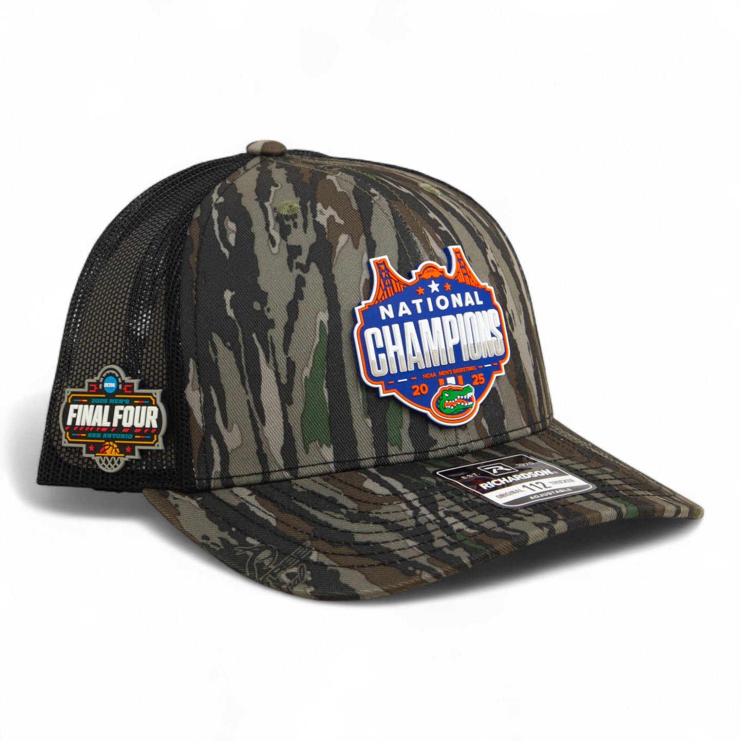 Florida Gators 2025 Final Four National Champions Snapback Trucker Hat- Realtree Original/ Black