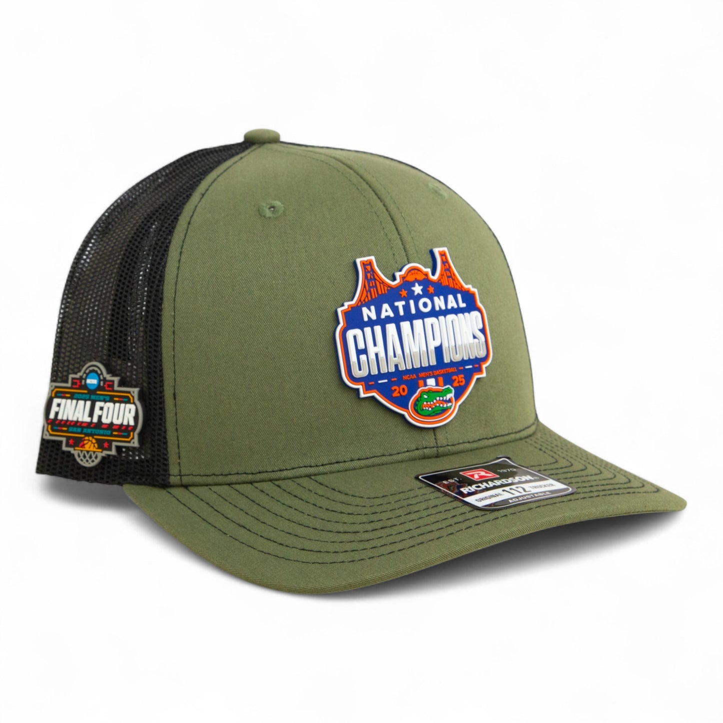 Florida Gators 2025 Final Four National Champions Snapback Trucker Hat- Loden/ Black