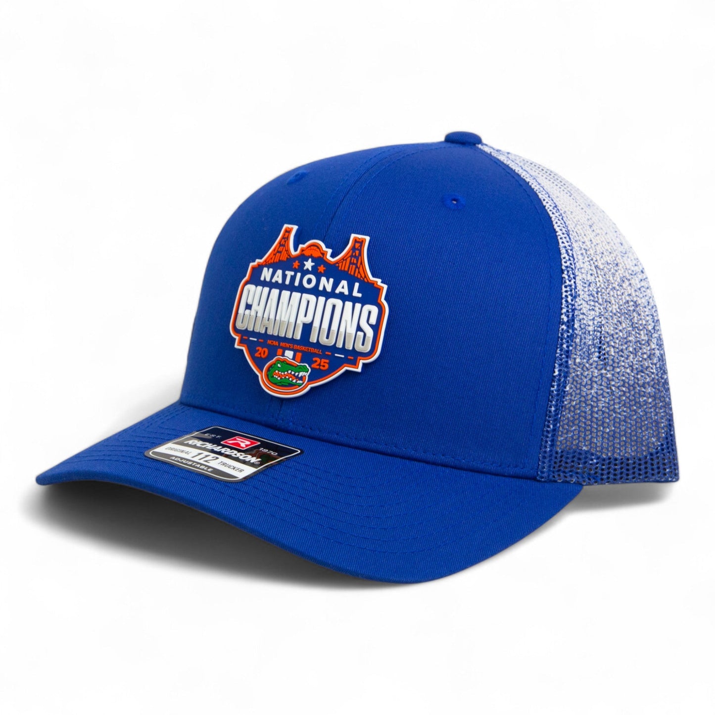 Florida Gators 2025 Final Four National Champions Snapback Trucker Hat- Royal Fade