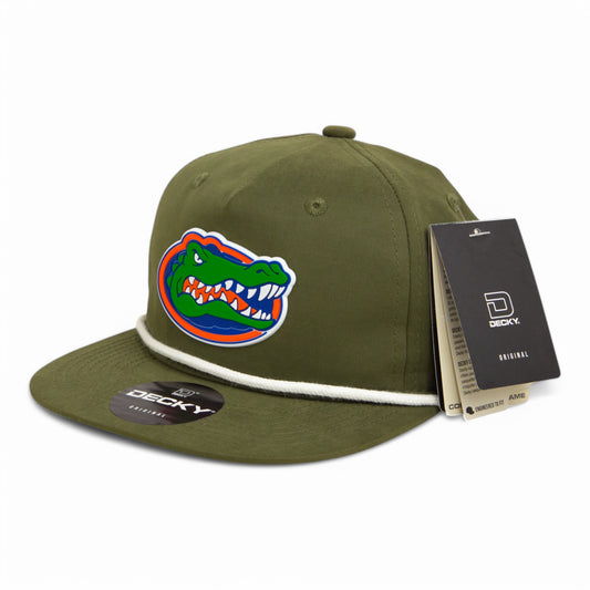 Florida Gators 2025 Final Four 3D Classic Rope Hat- Olive/ White