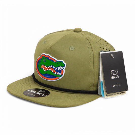 Florida Gators 2025 Final Four 3D Perforated Rope Hat- Loden/ Black