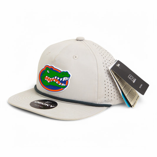 Florida Gators 2025 Final Four 3D Perforated Rope Hat- Grey/ Charcoal