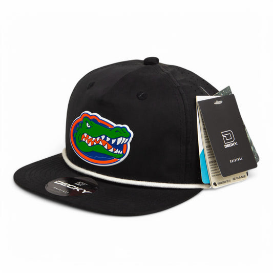 Florida Gators 2025 Final Four 3D Perforated Rope Hat- Black/ White