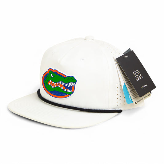 Florida Gators 2025 Final Four 3D Perforated Rope Hat- White/ Black