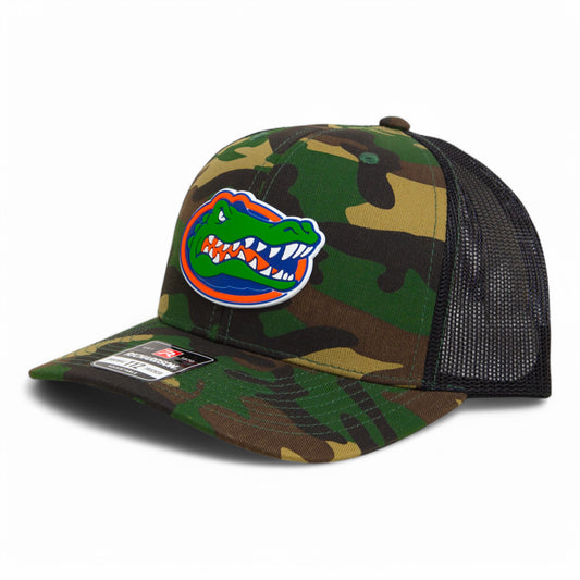 Florida Gators 2025 Final Four 3D Snapback Trucker Hat- Army Camo/ Black