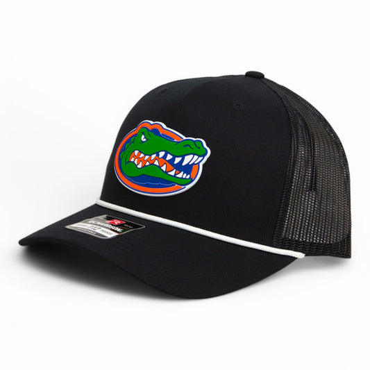 Florida Gators 2025 Final Four 3D Snapback Trucker Rope Hat- Black/ White