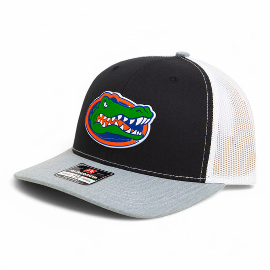 Florida Gators 2025 Final Four 3D Snapback Trucker Hat- Black/ White/ Heather Grey