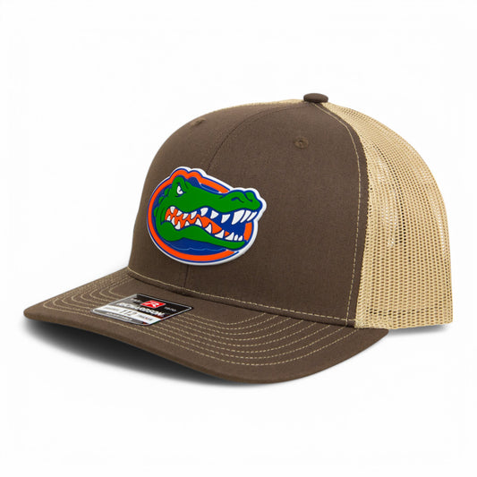 Florida Gators 2025 Final Four 3D Snapback Trucker Hat- Brown/ Tan