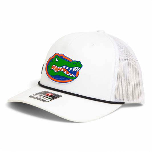Florida Gators 2025 Final Four 3D Snapback Trucker Rope Hat- White/ Black