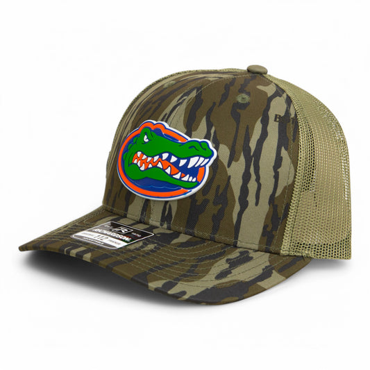Florida Gators 2025 Final Four 3D Snapback Trucker Hat- Mossy Oak Bottomland/ Loden