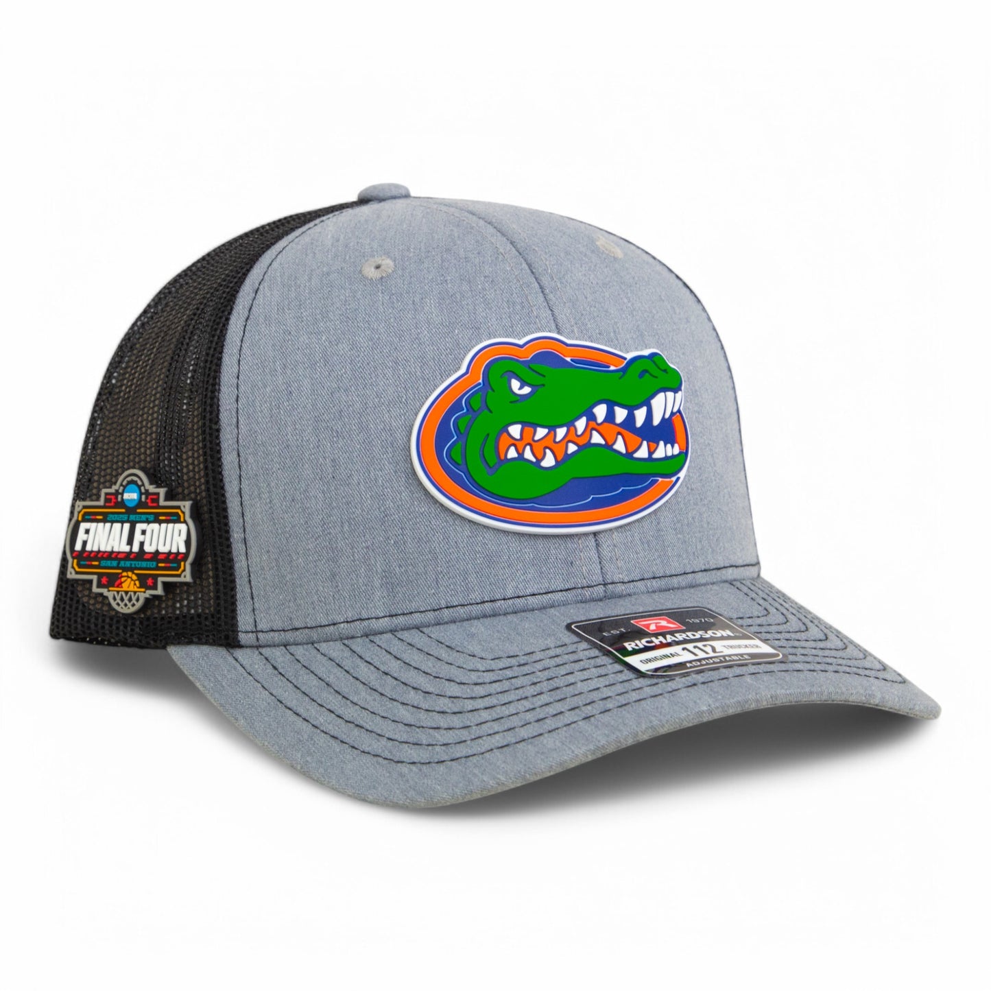 Florida Gators 2025 Final Four 3D Snapback Trucker Hat- Heather Grey/ Black