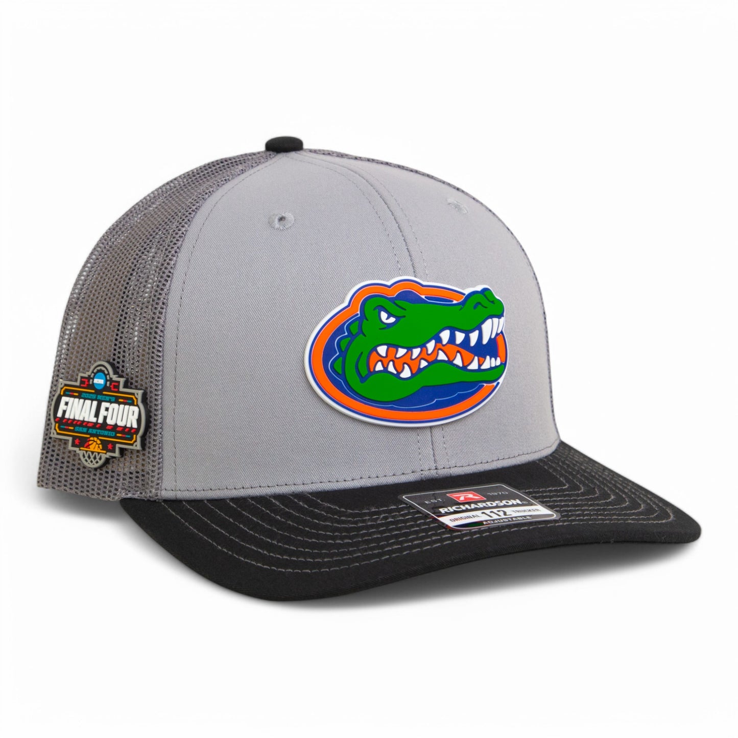Florida Gators 2025 Final Four 3D Snapback Trucker Hat- Grey/ Charcoal/ Black