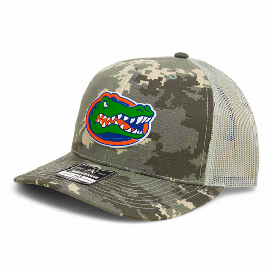 Florida Gators 2025 Final Four 3D Snapback Trucker Hat- Military Digital Camo