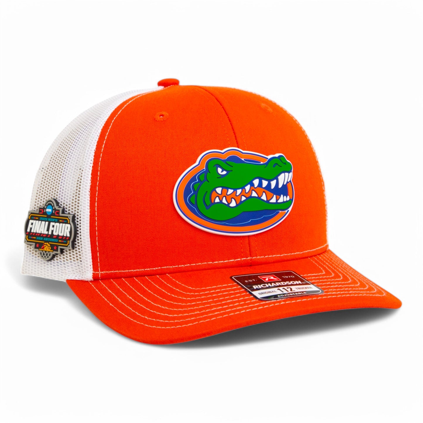 Florida Gators 2025 Final Four 3D Snapback Trucker Hat- Orange/ White