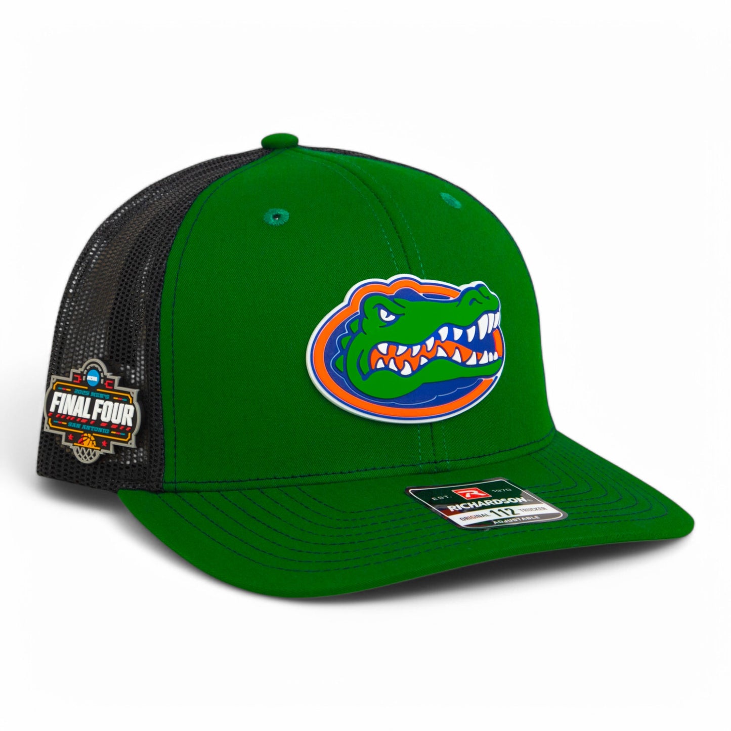 Florida Gators 2025 Final Four 3D Snapback Trucker Hat- Kelly Green/ Black