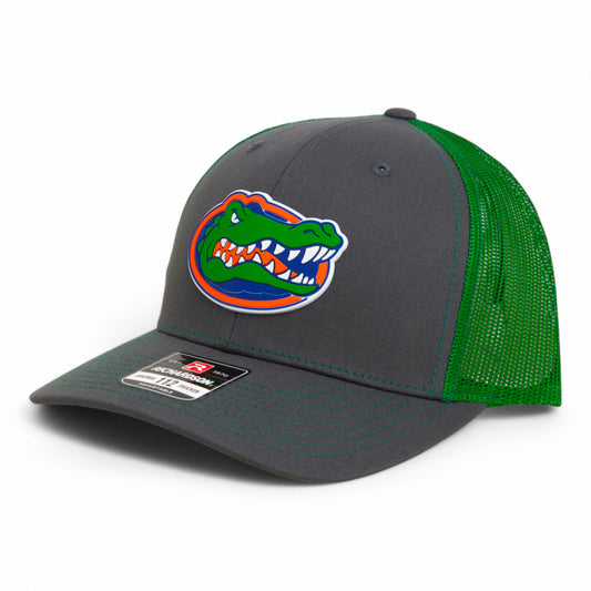 Florida Gators 2025 Final Four 3D Snapback Trucker Hat- Charcoal/ Kelly Green