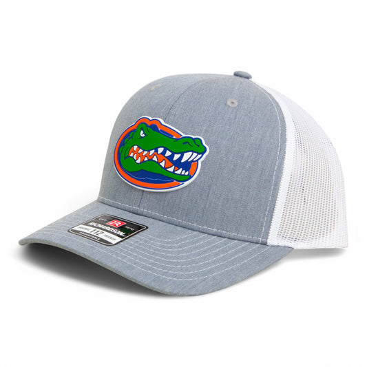 Florida Gators 2025 Final Four 3D Snapback Trucker Hat- Heather Grey/ White
