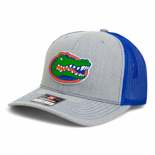 Florida Gators 2025 Final Four 3D Snapback Trucker Hat- Heather Grey/ Royal