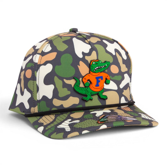 Florida Gators Retro Albert 3D Duck Camo Rope Hat- Bayou