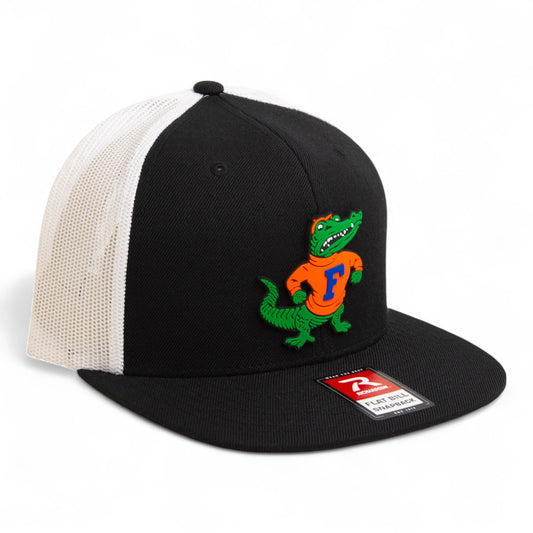 Florida Gators Retro Albert 3D Wool Blend Flat Bill Hat- Black/ White
