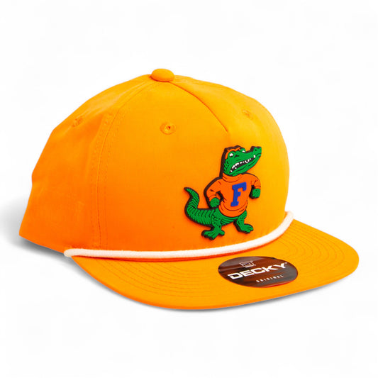 Florida Gators Retro Albert 3D Classic Rope Hat- Orange/ White