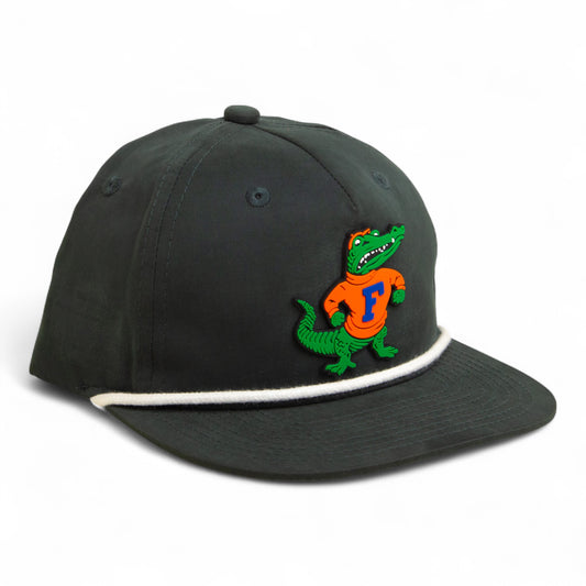 Florida Gators Retro Albert 3D Classic Rope Hat- Charcoal/ White