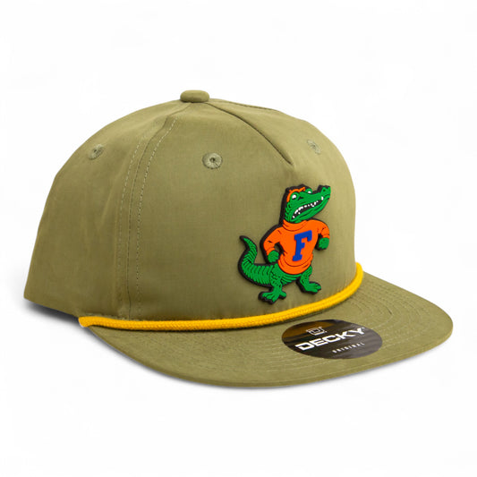 Florida Gators Retro Albert 3D Classic Rope Hat- Loden/ Amber