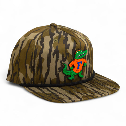 Florida Gators Retro Albert 3D Umpqua Rope Hat- Mossy Oak Bottomland/ Black