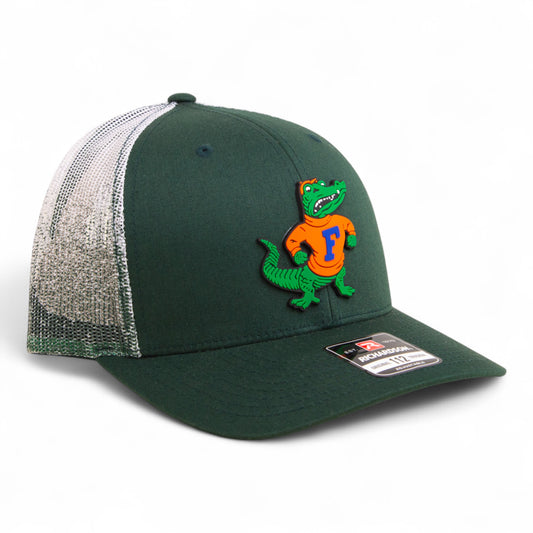 Florida Gators Retro Albert 3D Snapback Trucker Hat- Dark Green Fade